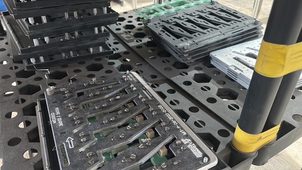 Pallet de ola con sistema semiautomático top cash